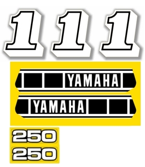 Vintage Yamaha Decals 107